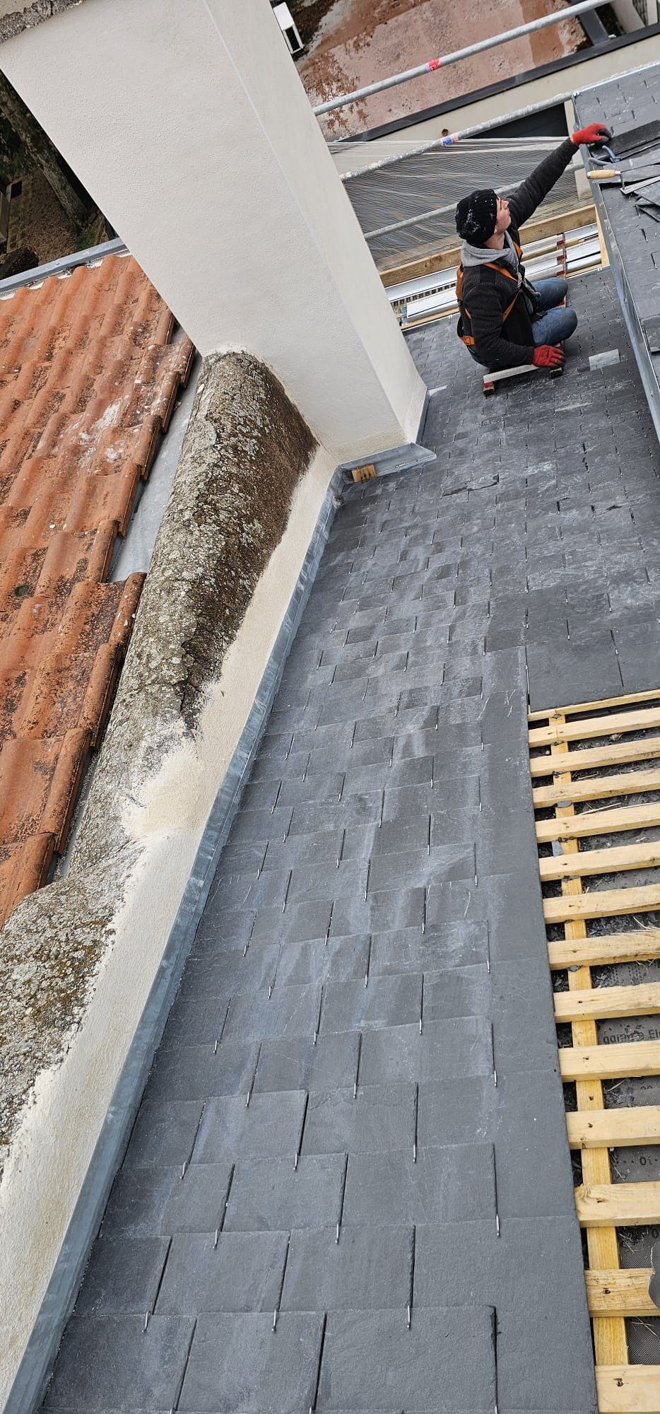 Chantier de toiture mené par Les Toituriers Belges, photo 9