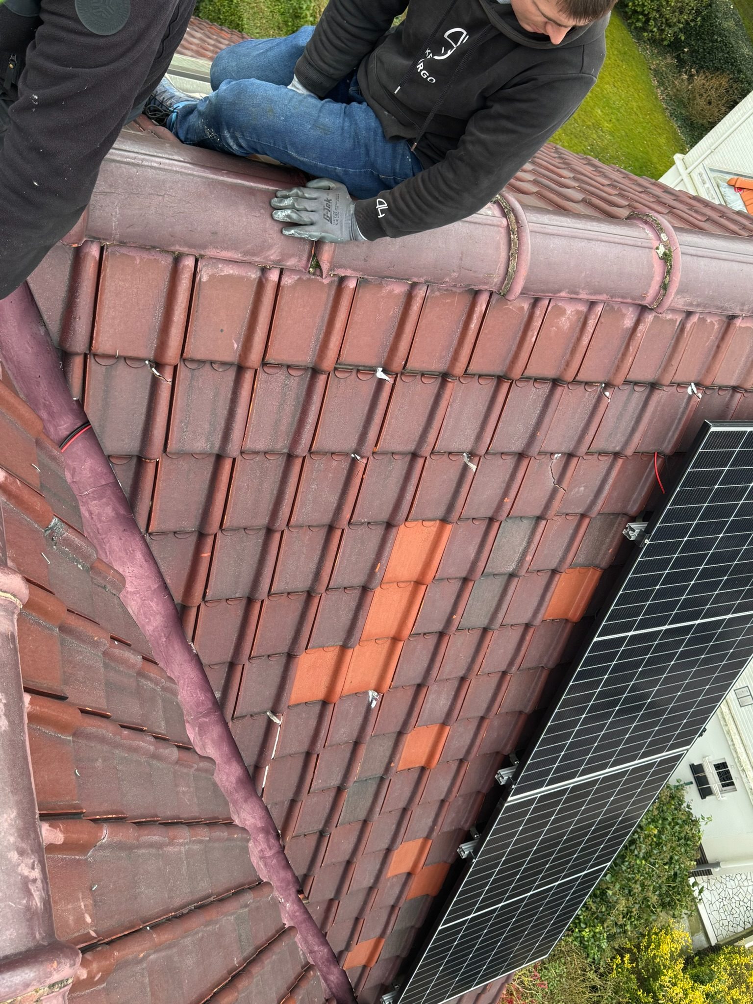 Chantier de toiture mené par Les Toituriers Belges, photo 9