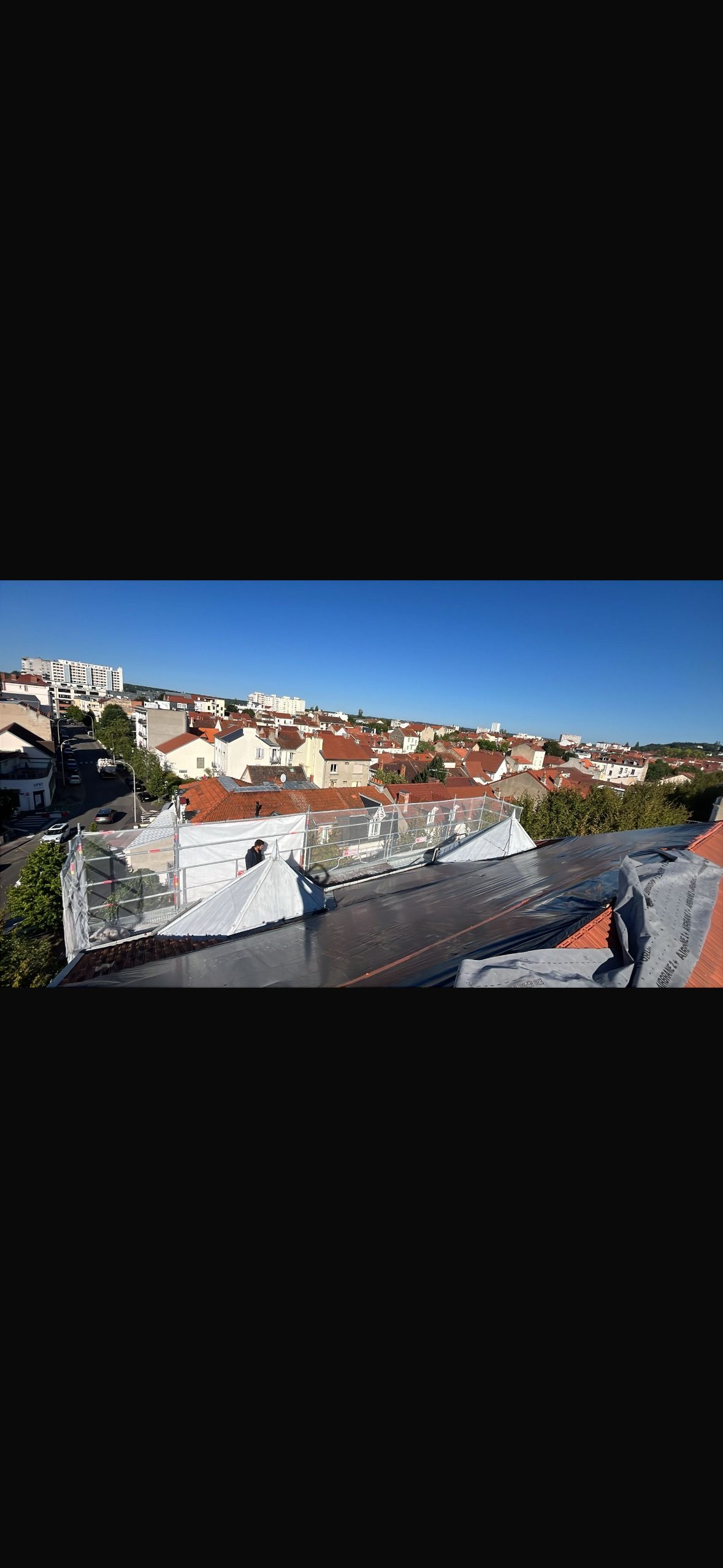 Chantier de toiture mené par Les Toituriers Belges, photo 2