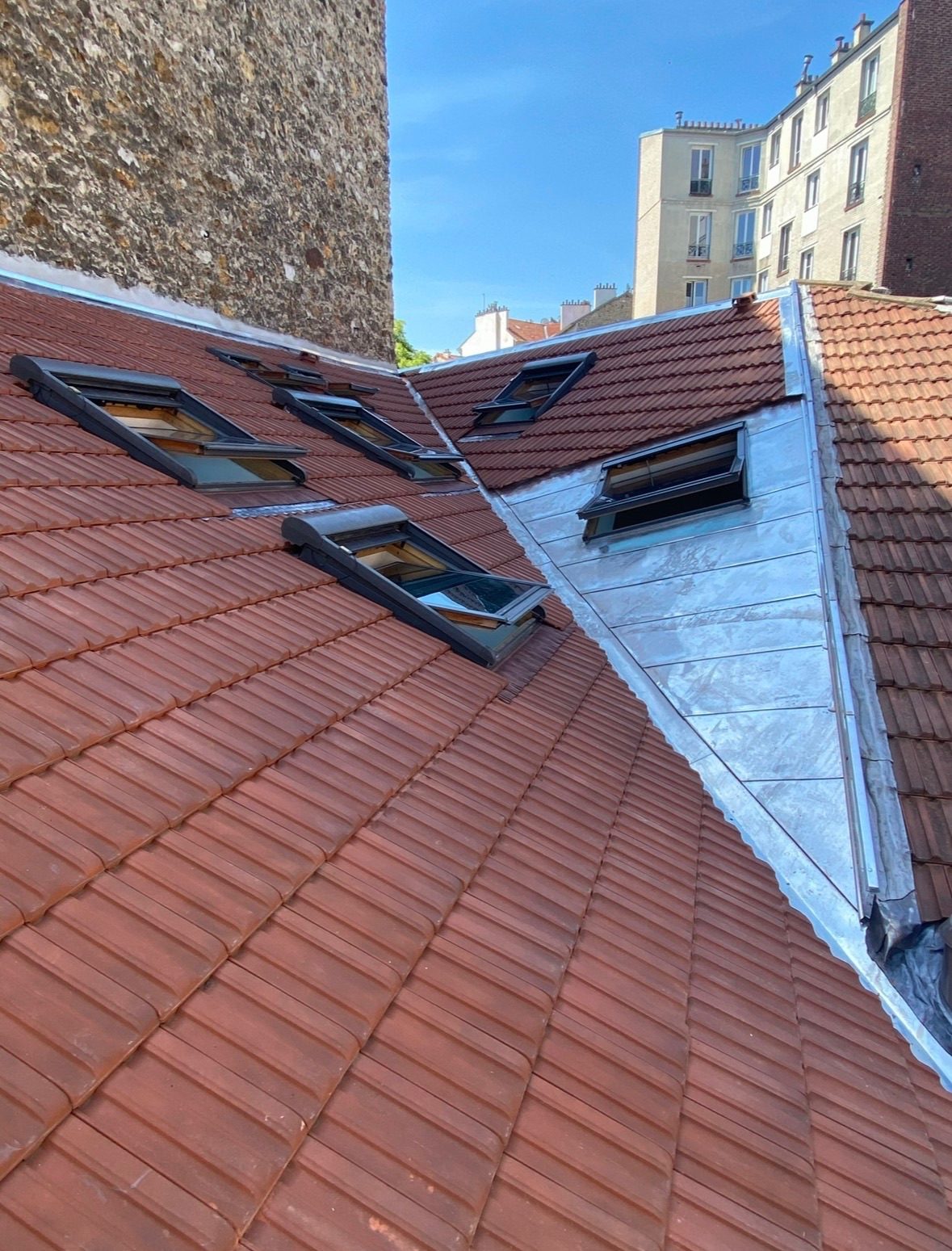 Chantier de toiture mené par Les Toituriers Belges, photo 5