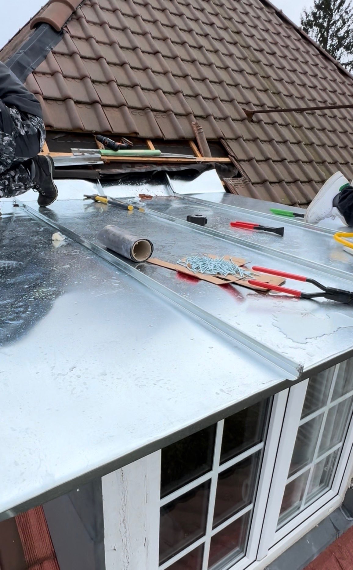 Chantier de toiture mené par Les Toituriers Belges, photo 2