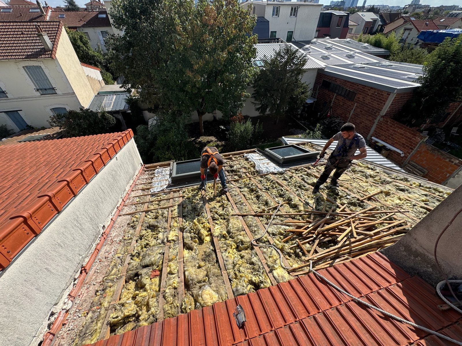 Chantier de toiture mené par Les Toituriers Belges, photo 50