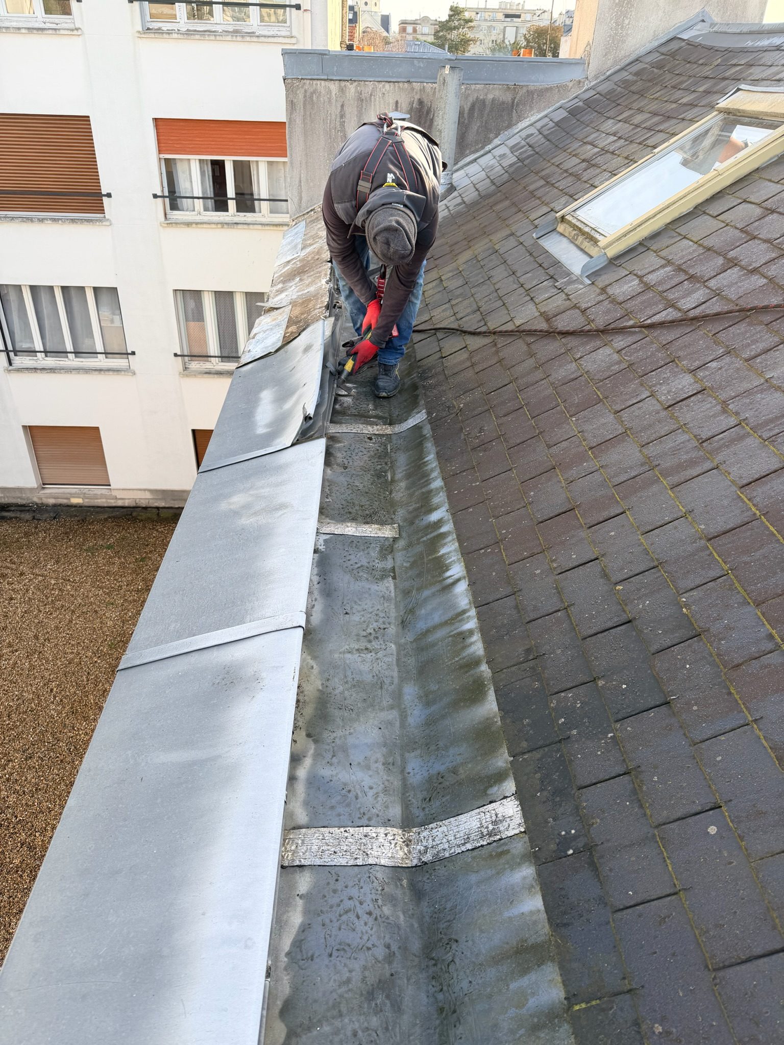 Chantier de toiture mené par Les Toituriers Belges, photo 9