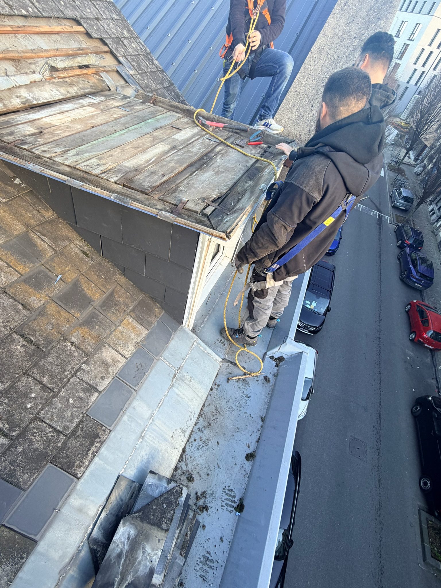 Chantier de toiture mené par Les Toituriers Belges, photo 4