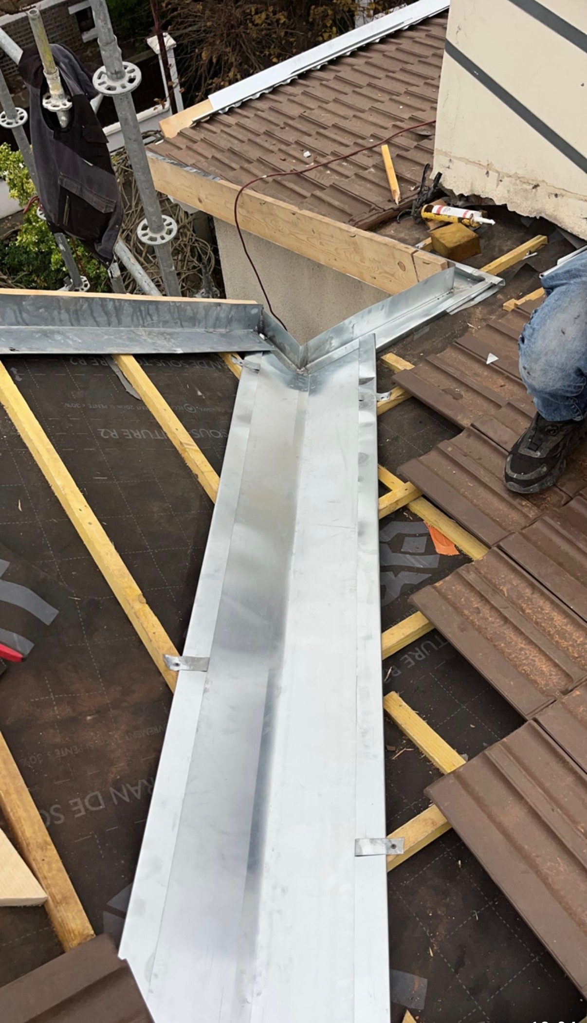 Chantier de toiture mené par Les Toituriers Belges, photo 9