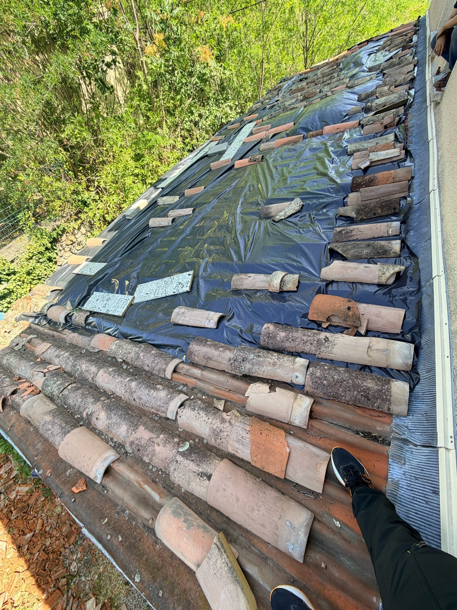 Chantier de toiture mené par Les Toituriers Belges, photo 2